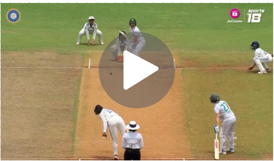 [Watch] Sneh Rana’s Deceptive Off-Break Outsmarts Laura Wolvaardt In IND-W vs SA-W Test